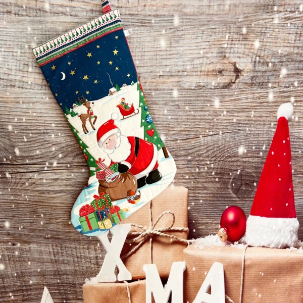 Stocking - Santa Left