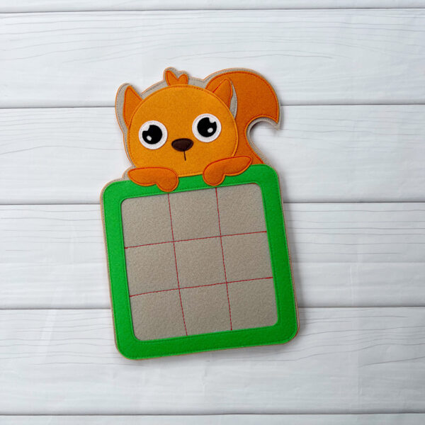 Felt Range - Squirrel Tic Tac Toe - Image 2